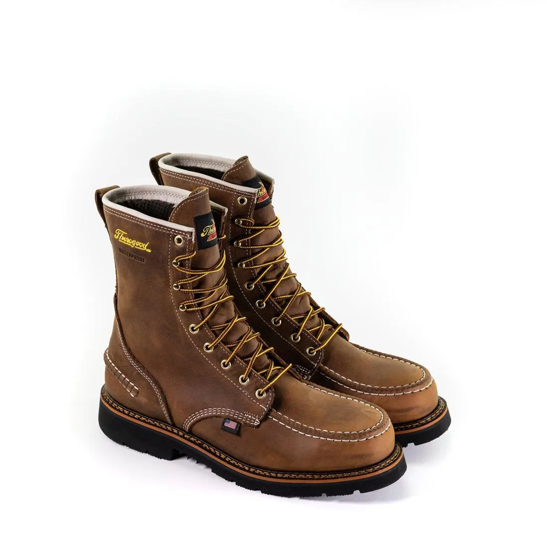 1957 Series 8" Waterproof Steel-Toe Moc Toe Boot with Maxwear 90 Crazy Horse