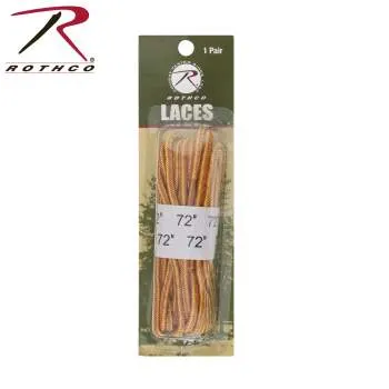 72" Tan Nylon Work Boot Laces