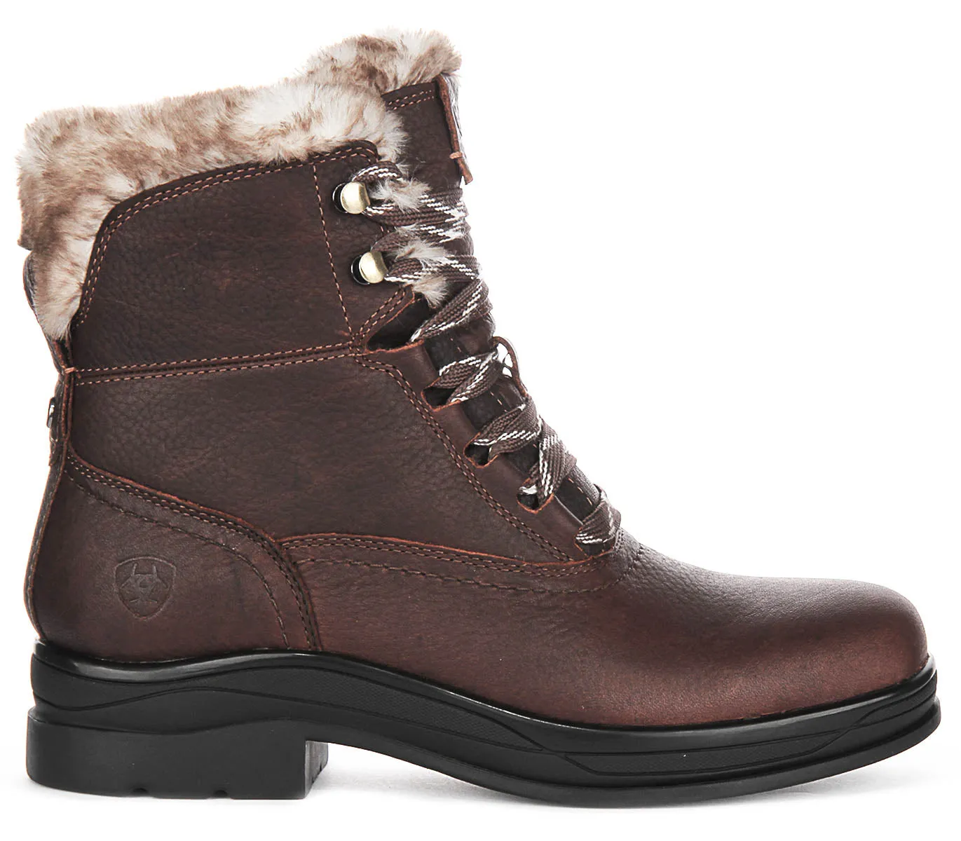 Ariat Harper Waterproof Sherpa In Dark Brown For Women