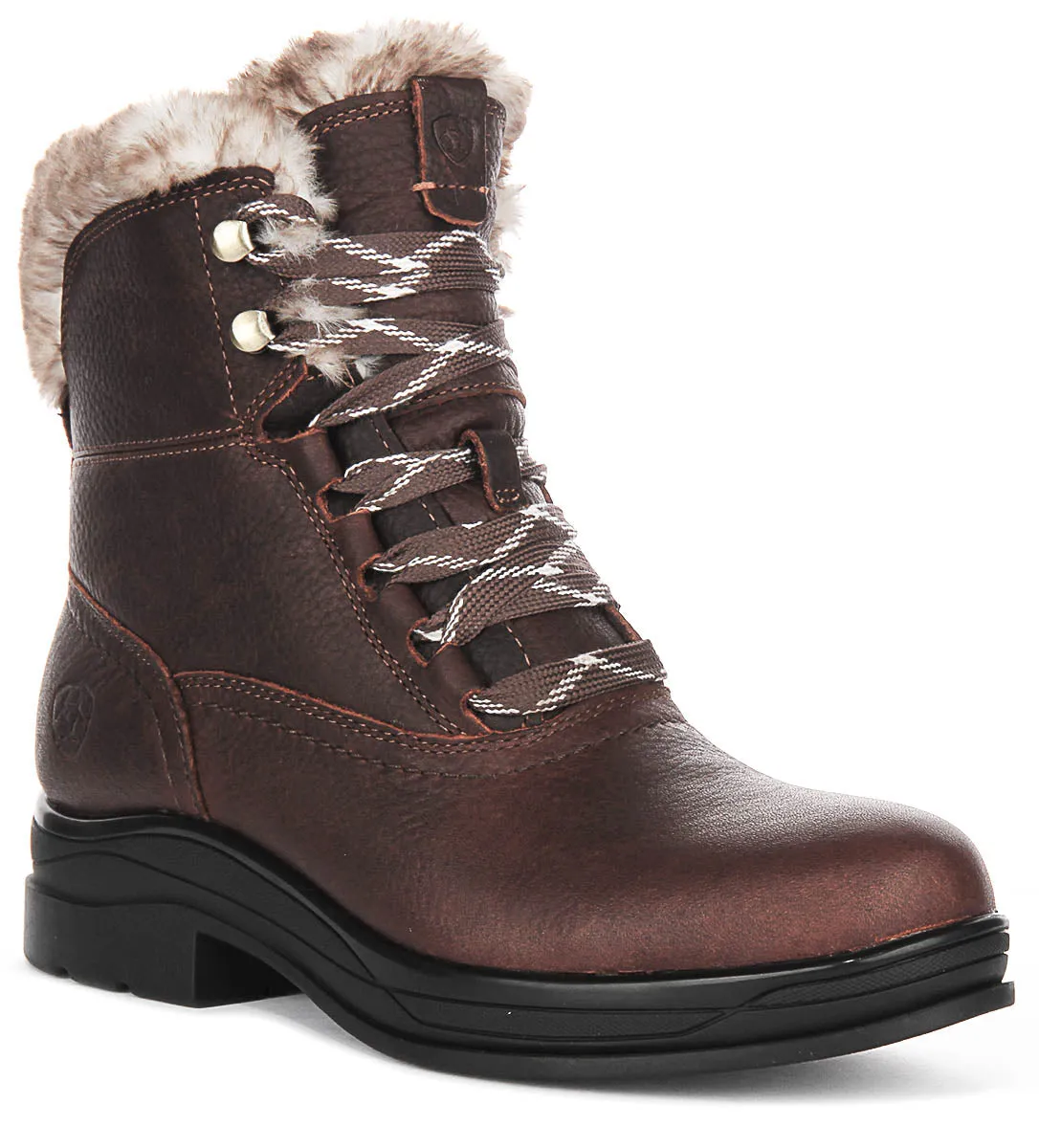 Ariat Harper Waterproof Sherpa In Dark Brown For Women