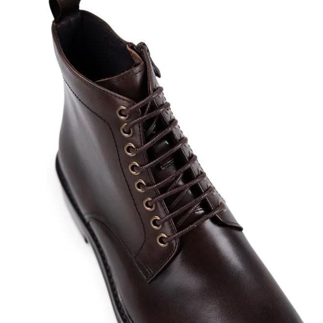 Belmont Brown Military Boots