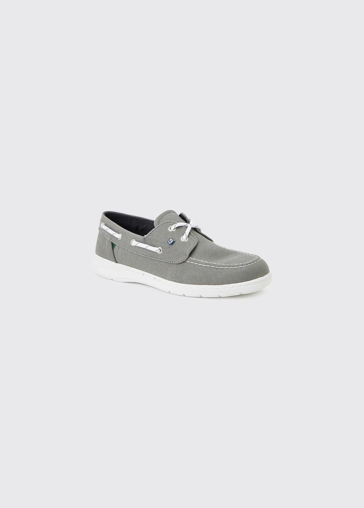 Biarritz Canvas Boat Shoe - Khaki