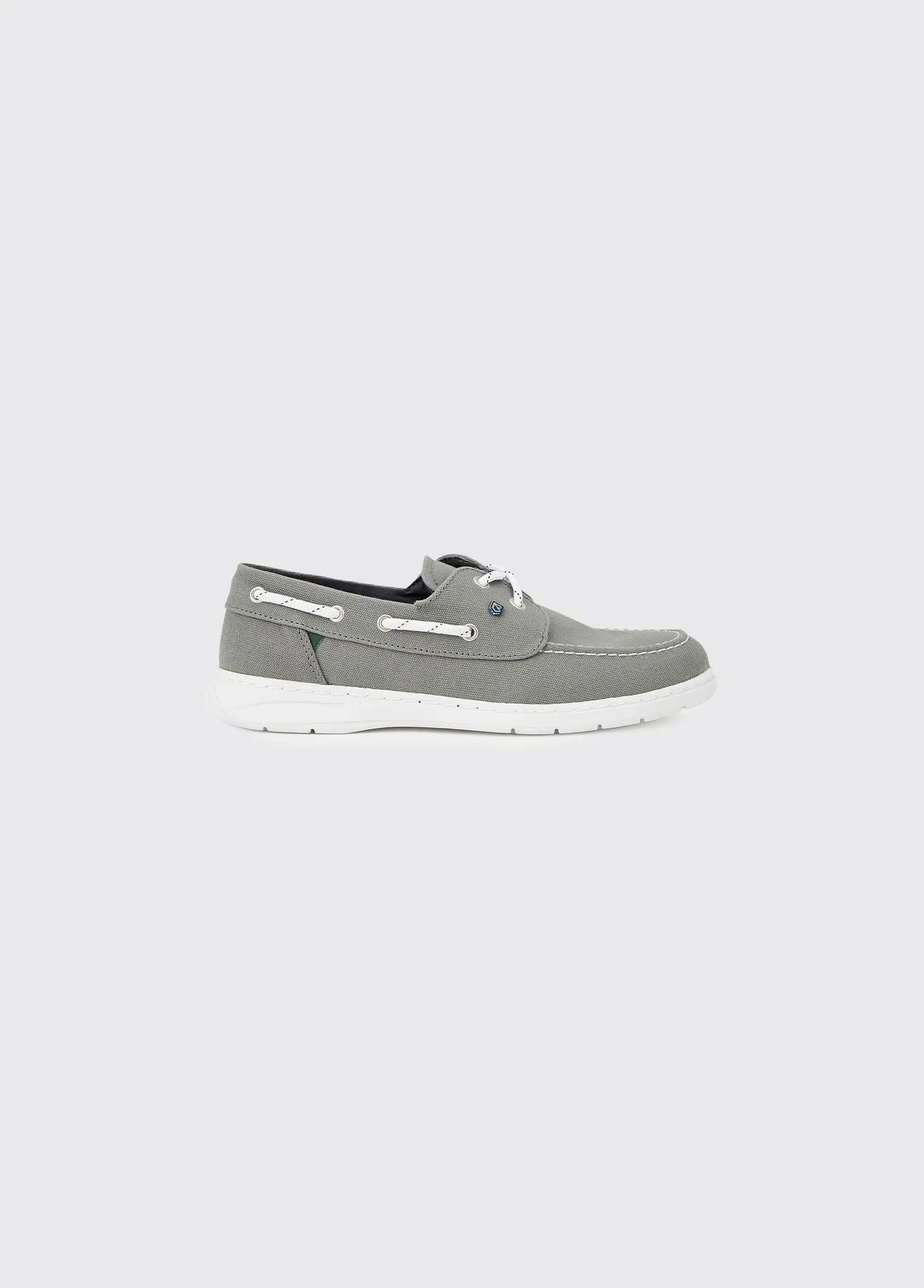 Biarritz Canvas Boat Shoe - Khaki