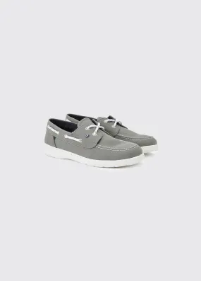 Biarritz Canvas Boat Shoe - Khaki