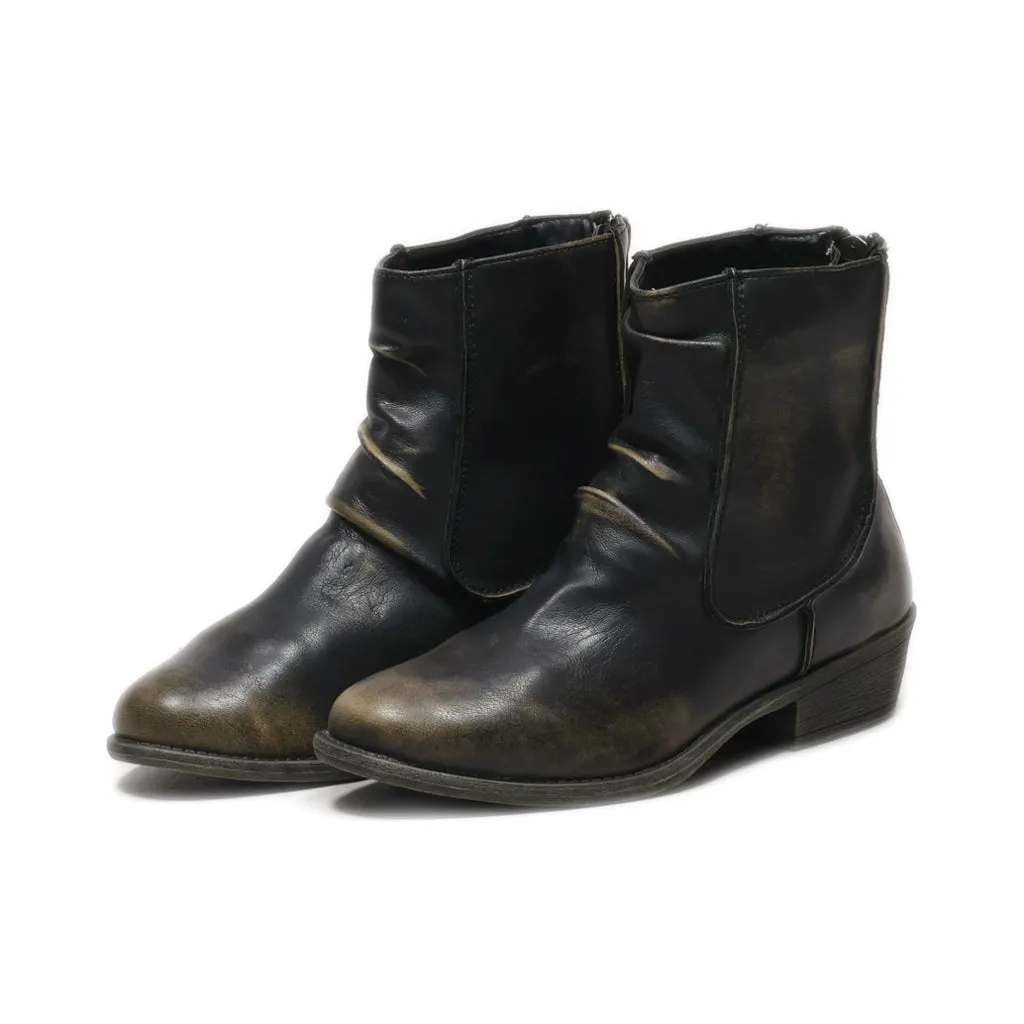 Billabong Ankle Boots Leather Brown Colour For Women