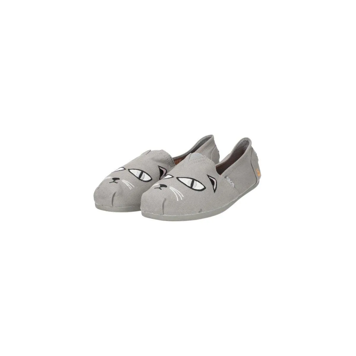 Bobs By Skechers Angry Cat Casual Loafers Fabric Grey Colour For Women