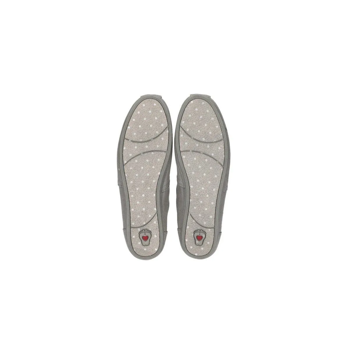 Bobs By Skechers Angry Cat Casual Loafers Fabric Grey Colour For Women