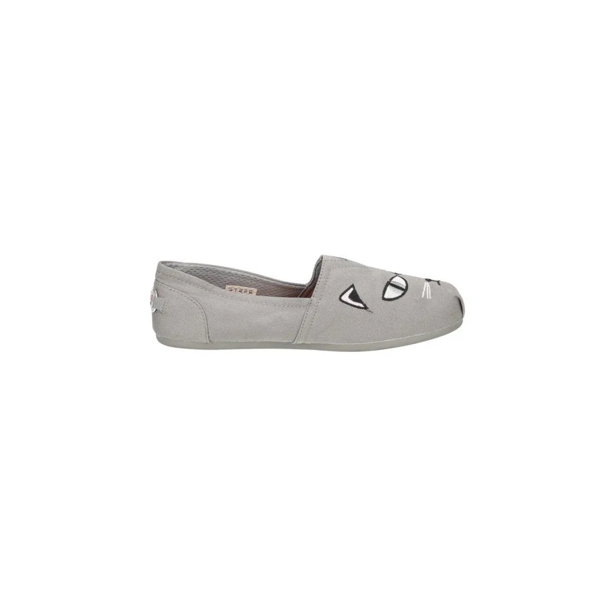 Bobs By Skechers Angry Cat Casual Loafers Fabric Grey Colour For Women