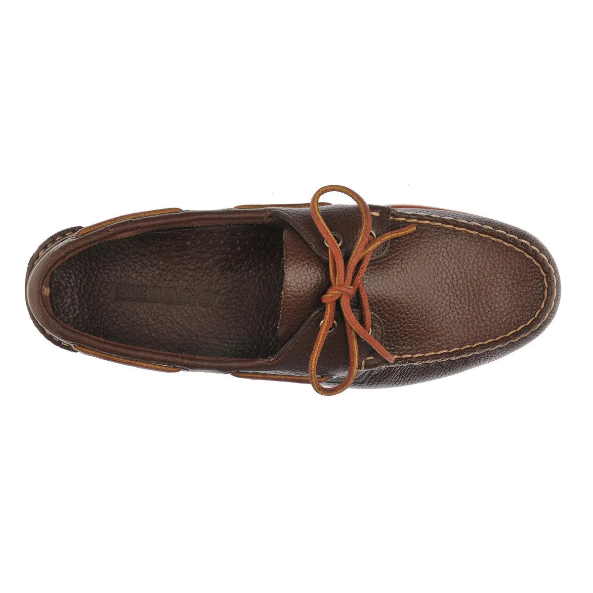 Brown Cognac Portland Martellato Boat Shoes