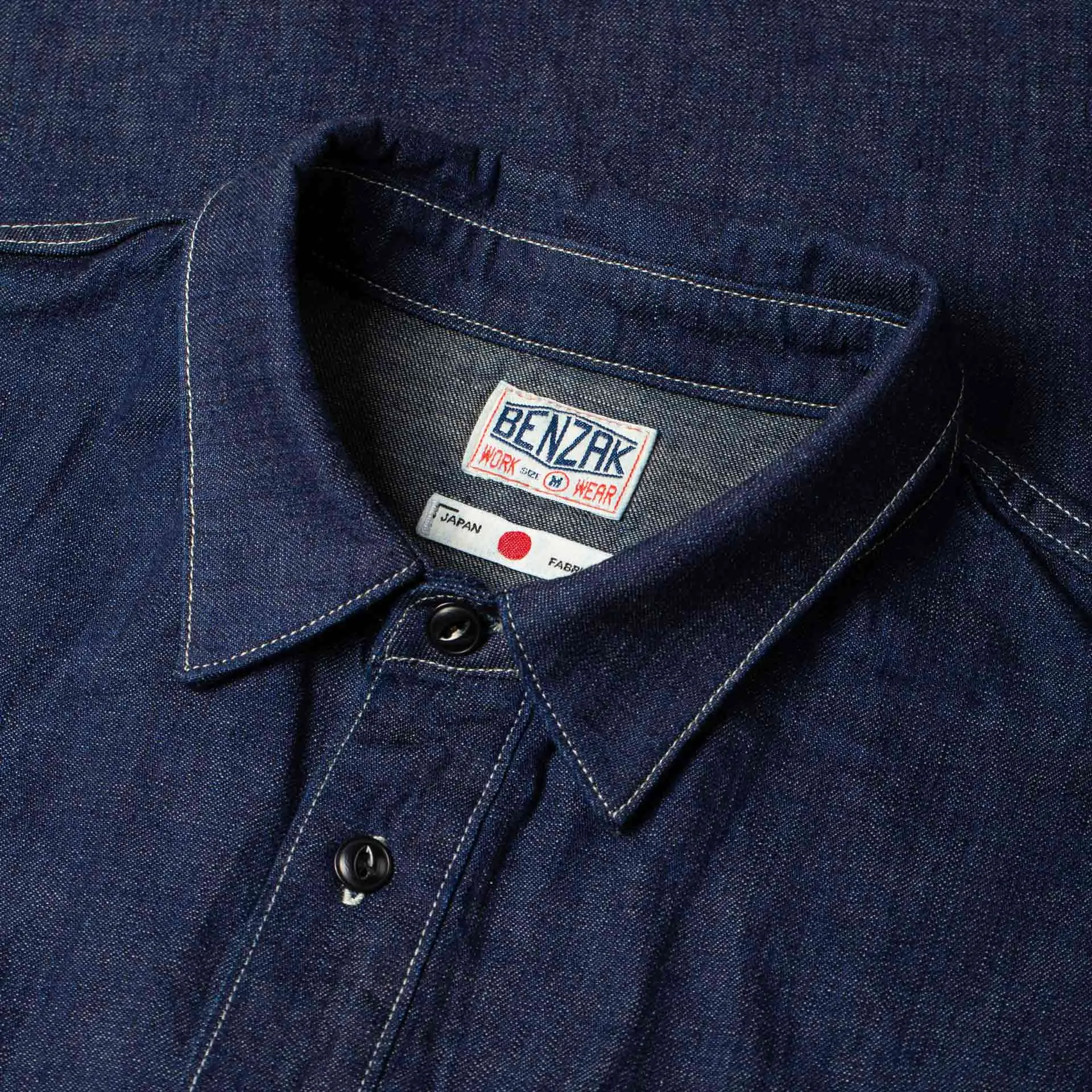 BWS-01 WORK SHIRT 8 oz. tinted denim [C/O]