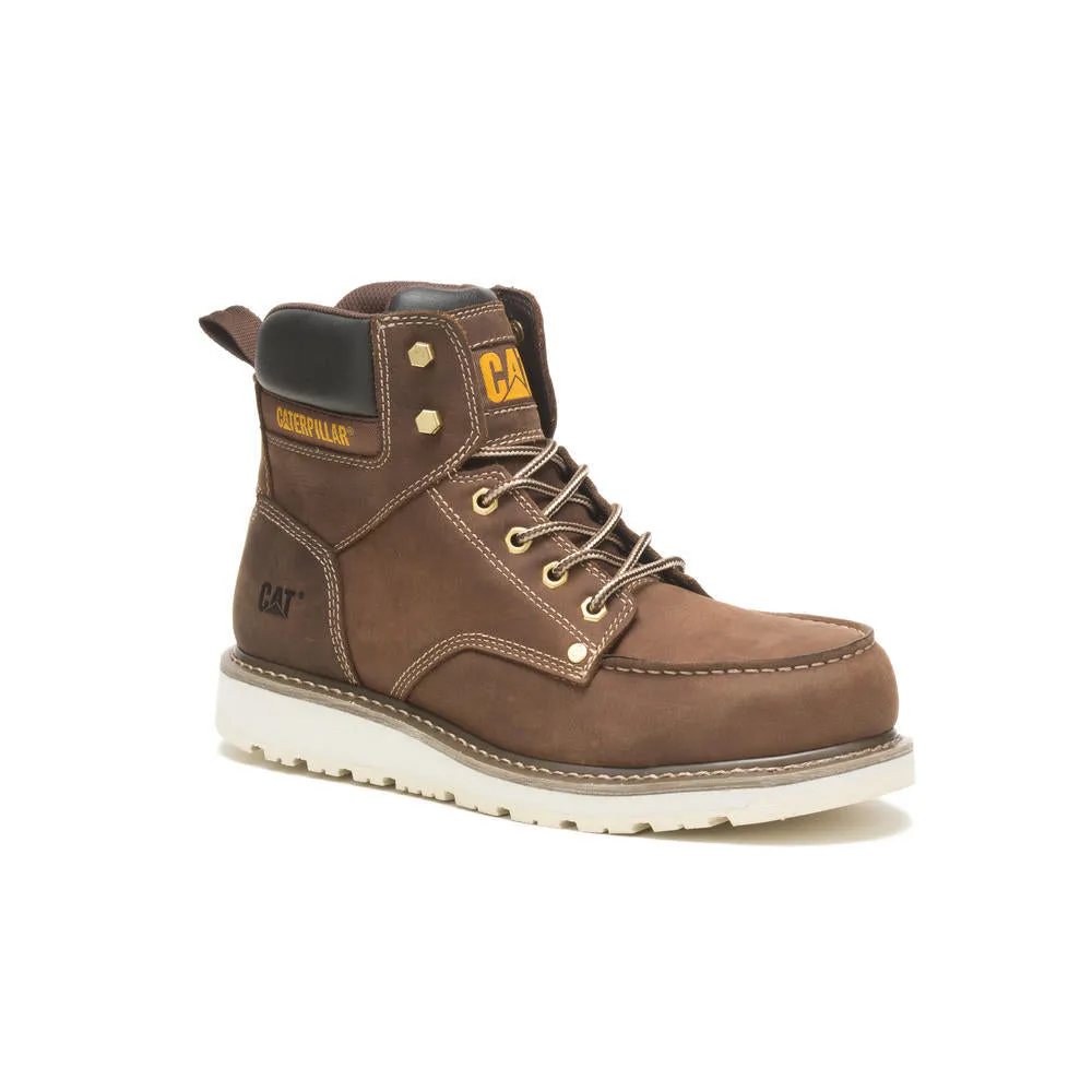 Calibrate Steel-Toe Work Boots Brown