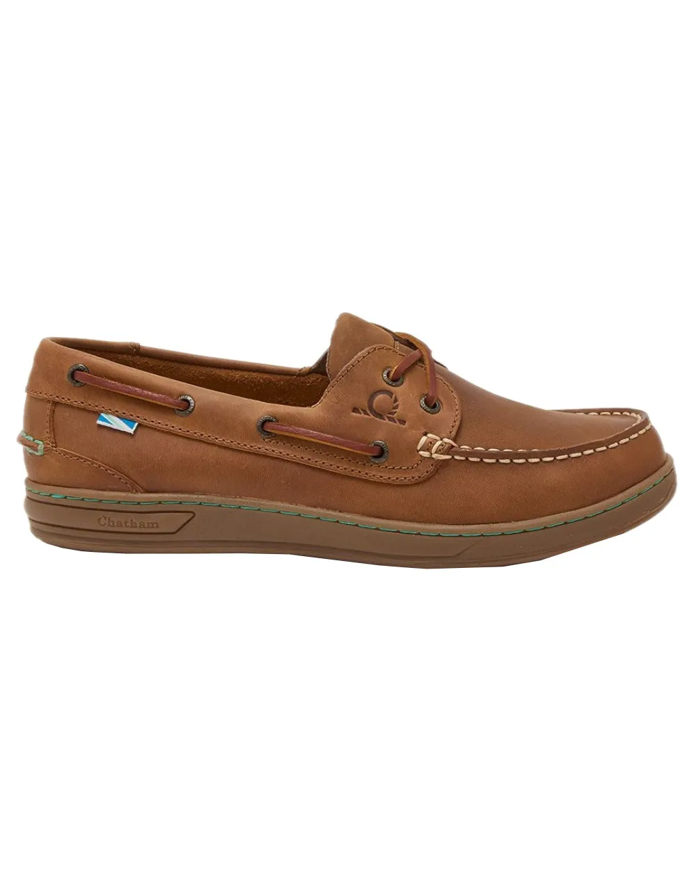 Chatham Mens Deck Buton G2 Premium Leather Boat Shoes