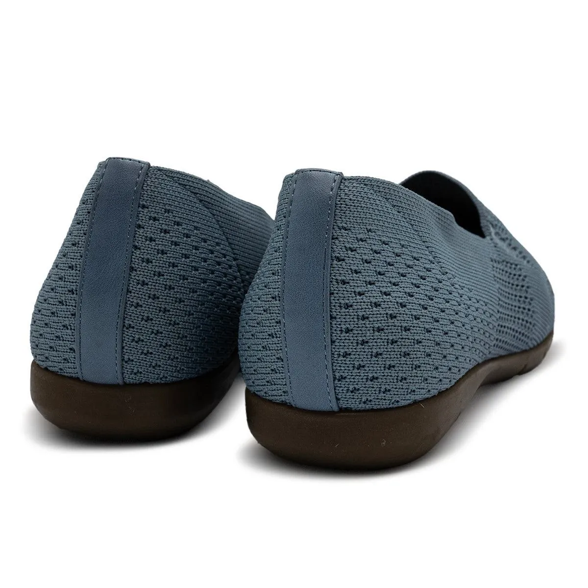 Comfort View Tessa Casual Loafers Fabric Blue Colour For Women