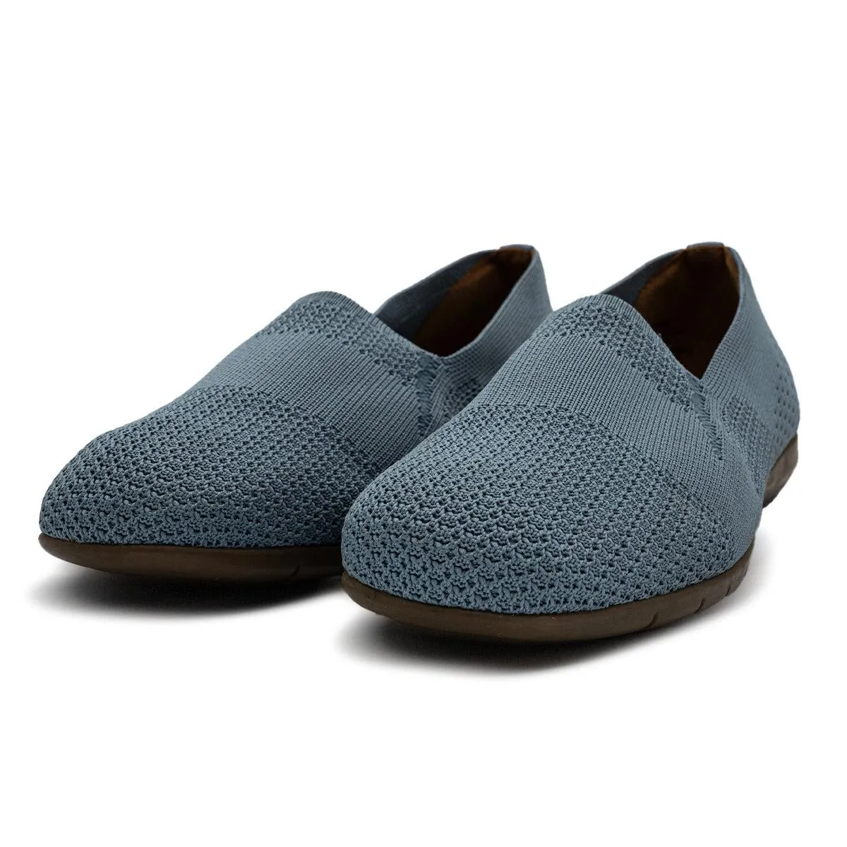 Comfort View Tessa Casual Loafers Fabric Blue Colour For Women