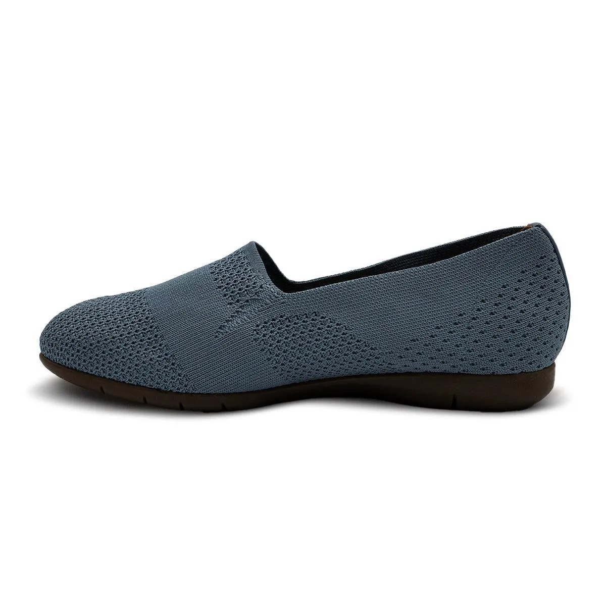 Comfort View Tessa Casual Loafers Fabric Blue Colour For Women