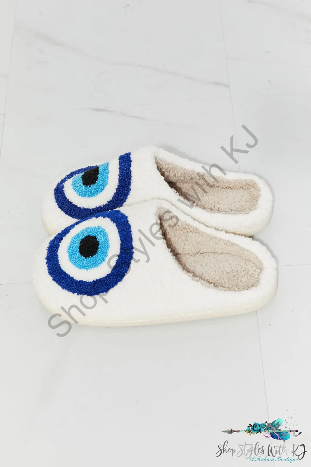 Eye Plush Slipper