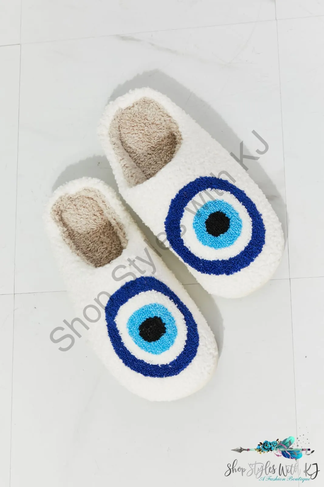 Eye Plush Slipper