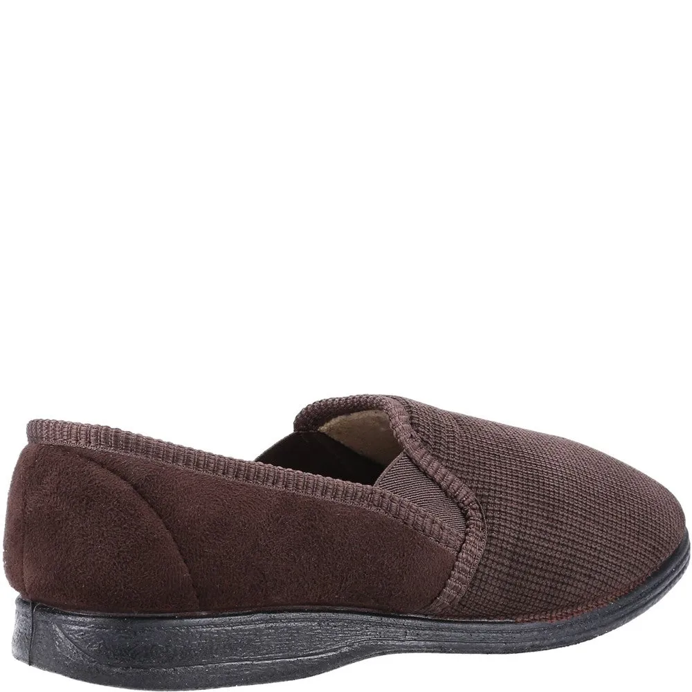 Fleet & Foster Tim Twin Gusset Slipper