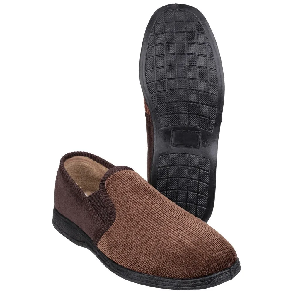 Fleet & Foster Tim Twin Gusset Slipper