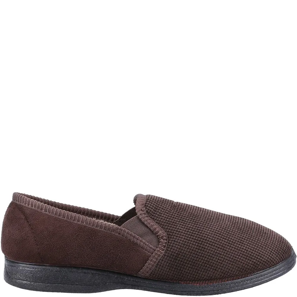 Fleet & Foster Tim Twin Gusset Slipper