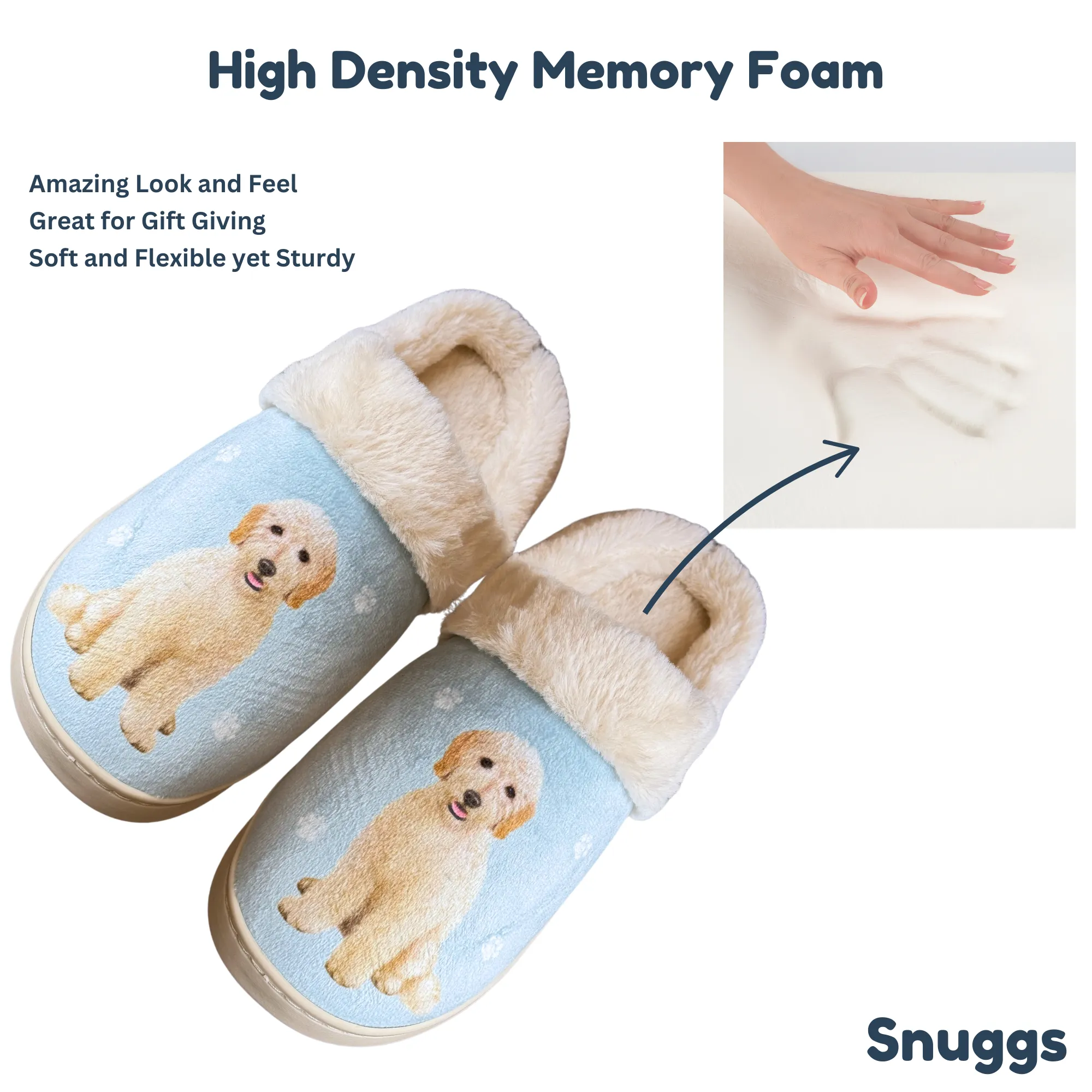 Goldendoodle Snuggs Slippers