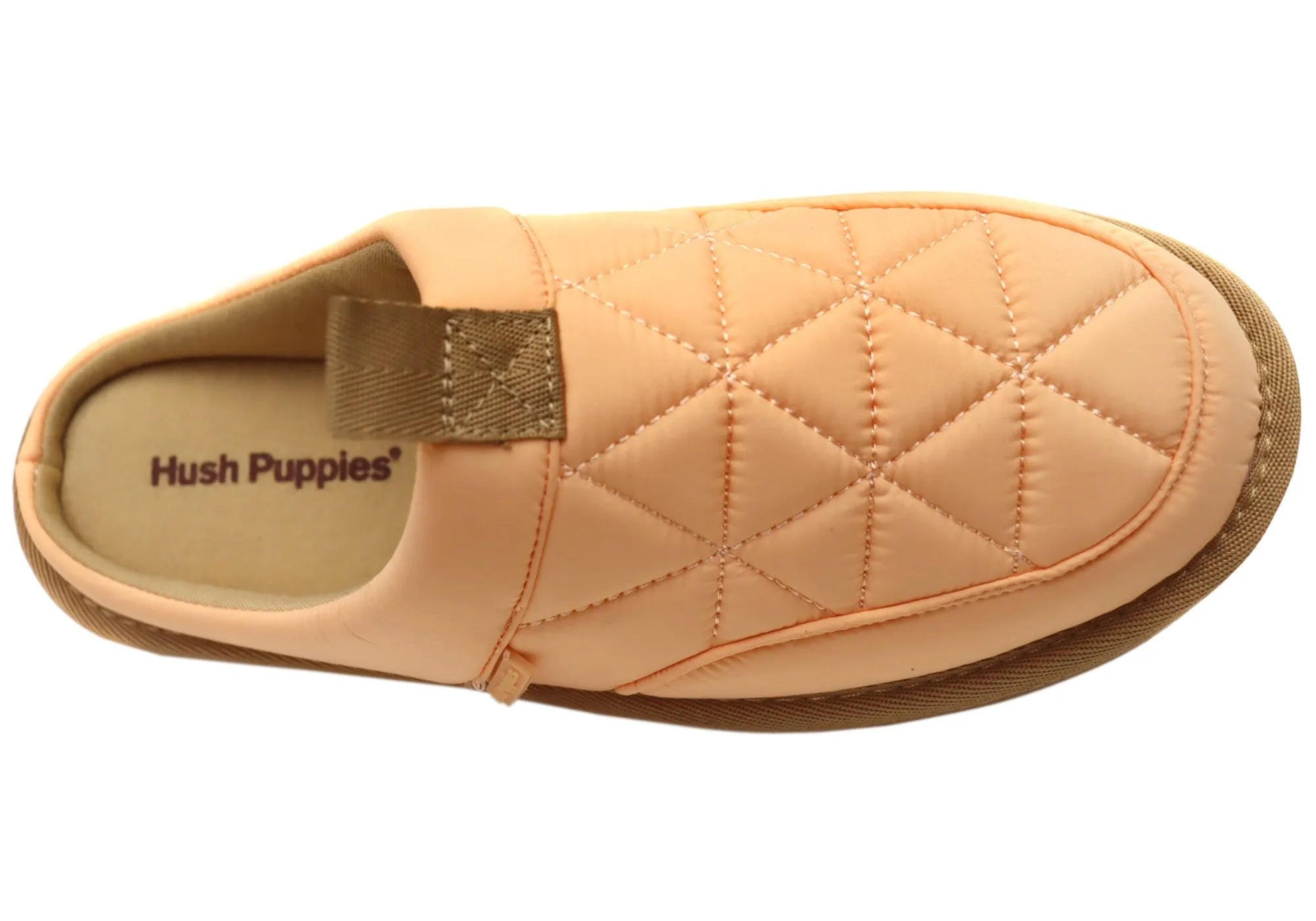 Hush Puppies Puffstar Womens Comfortable Open Back Slippers