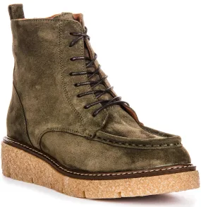 Justinreess England Alani In Olive Green For Women