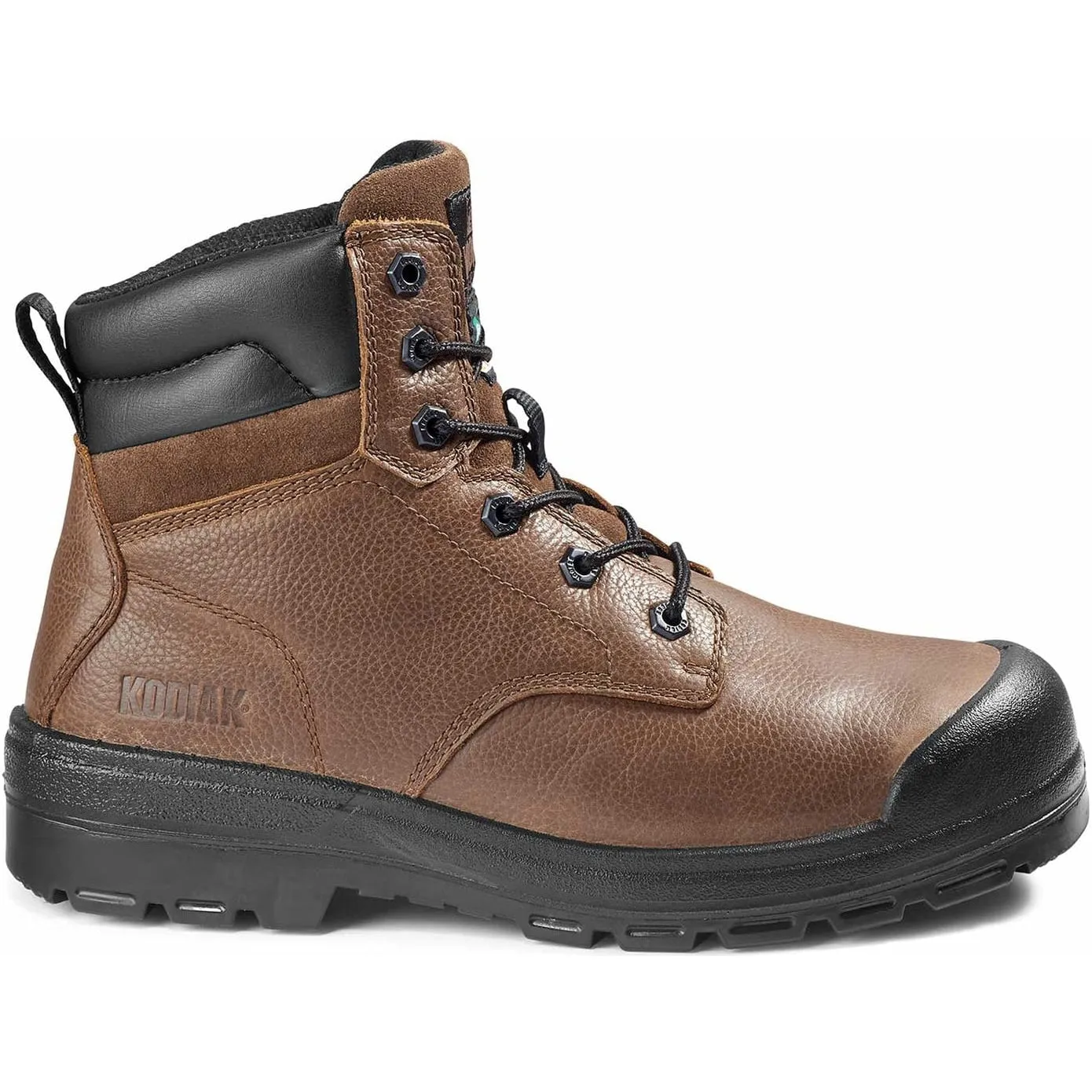 Kodiak Men's Greb 6" Steel Toe Slip Resist Safety Work Boot -Brown- 4TH4BN