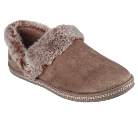 Ladies Skechers Bedroom Slippers Chestnut Cozy Campfire Memory Foam 167219/DKTP