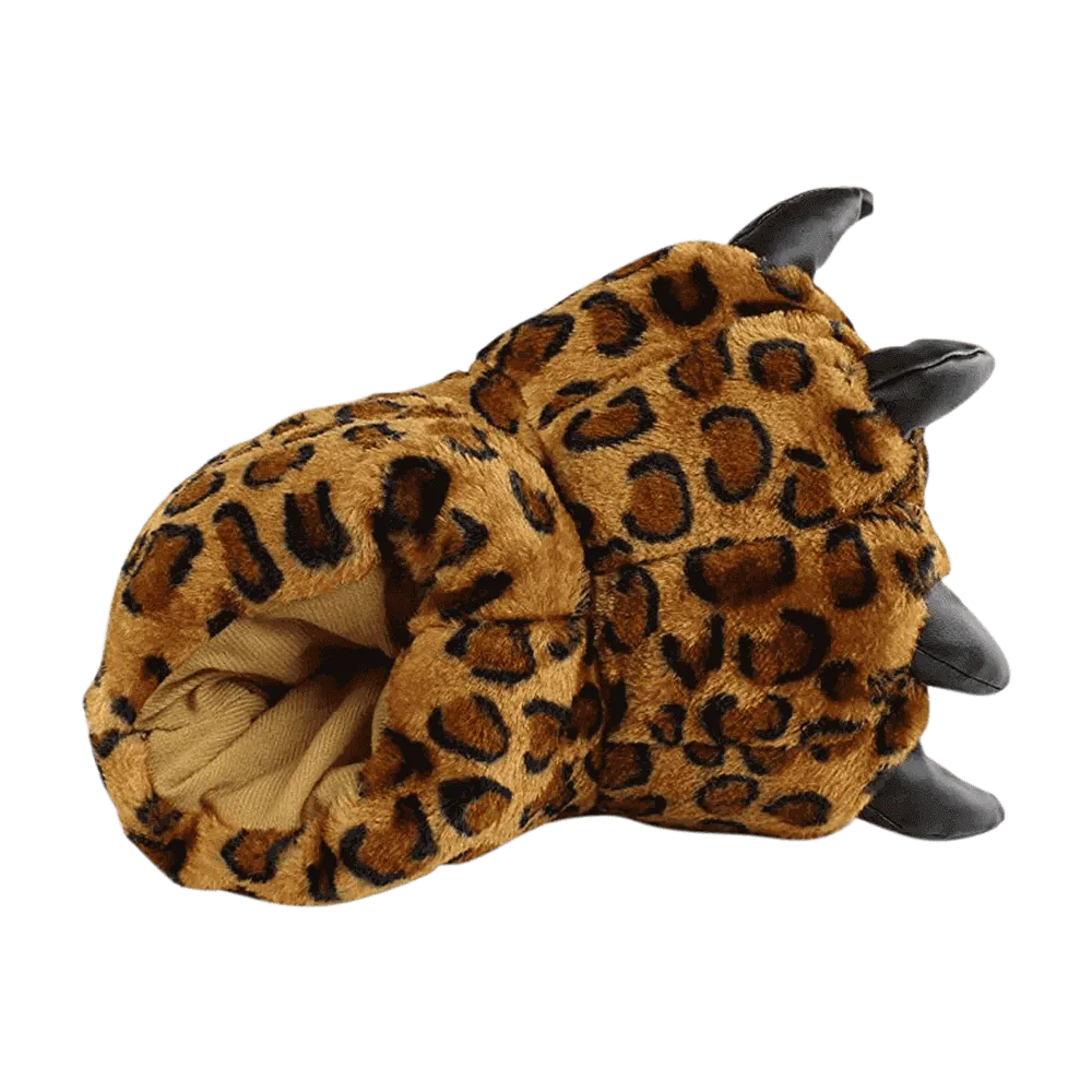 Leopard Claw Foot Slippers