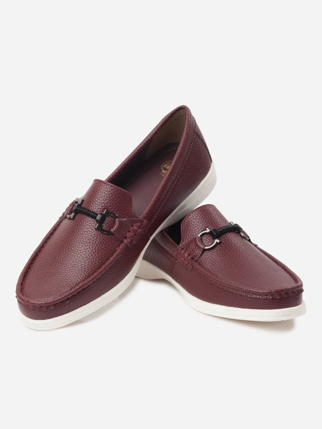 Men's Cherry Moc Toe Casual Loafer (IX4107)