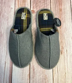 Men's Grey Mule Slippers