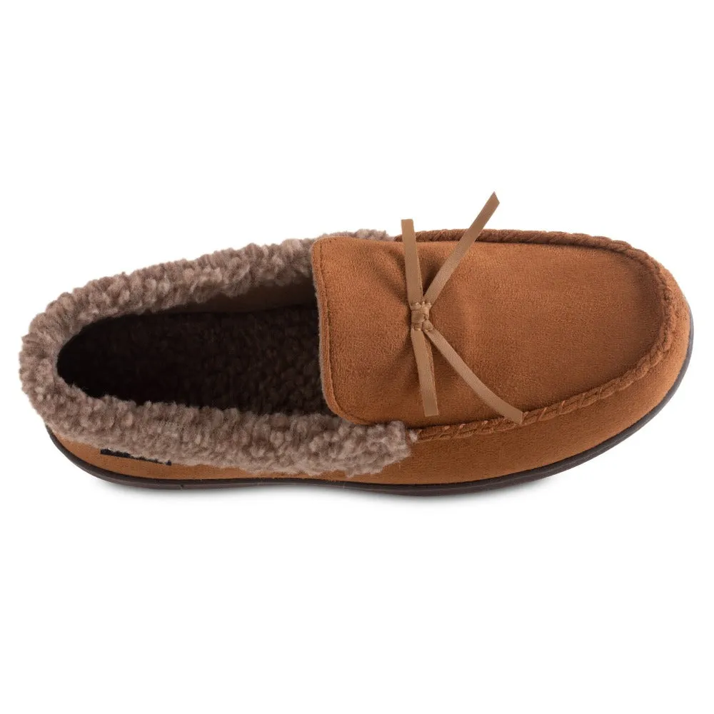 Men's Microsuede Moccasin Slippers