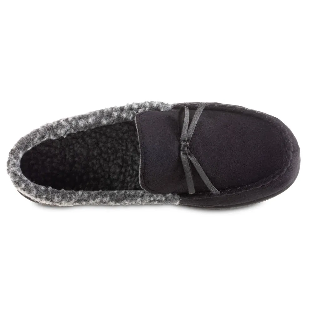 Men's Microsuede Moccasin Slippers