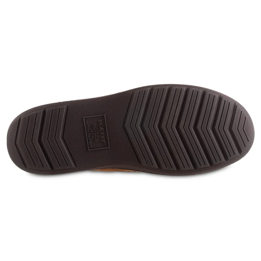 Men's Microsuede Moccasin Slippers