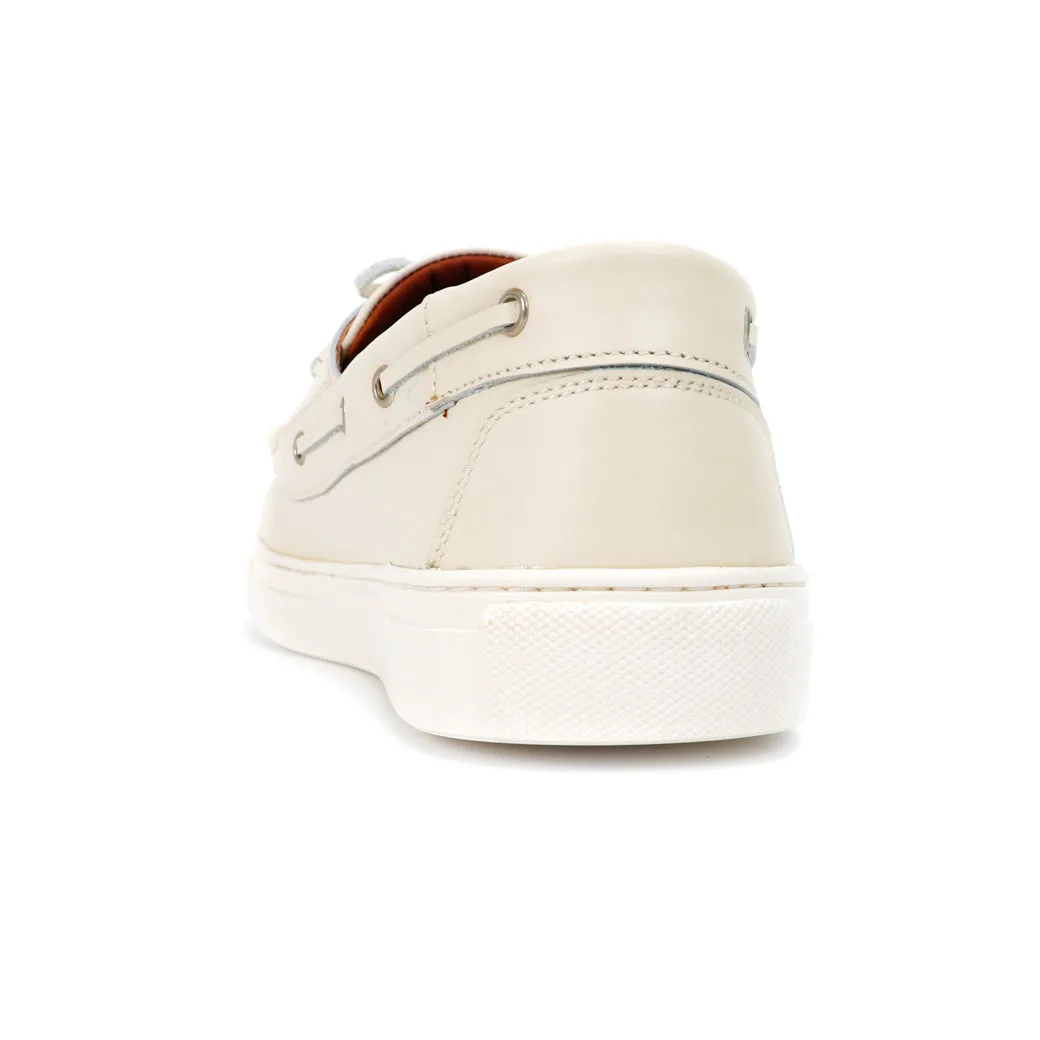 New York Boat Shoe Off White