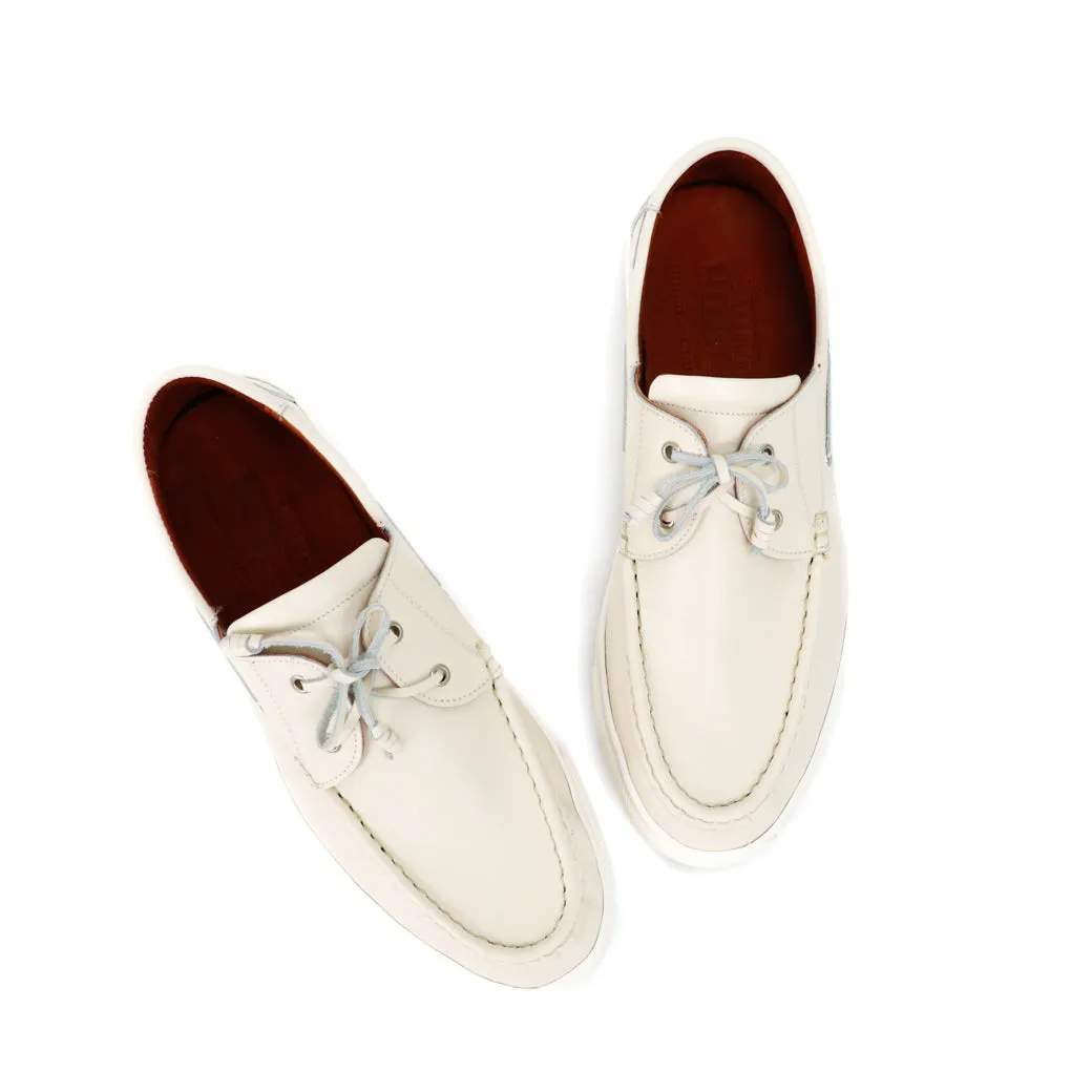 New York Boat Shoe Off White