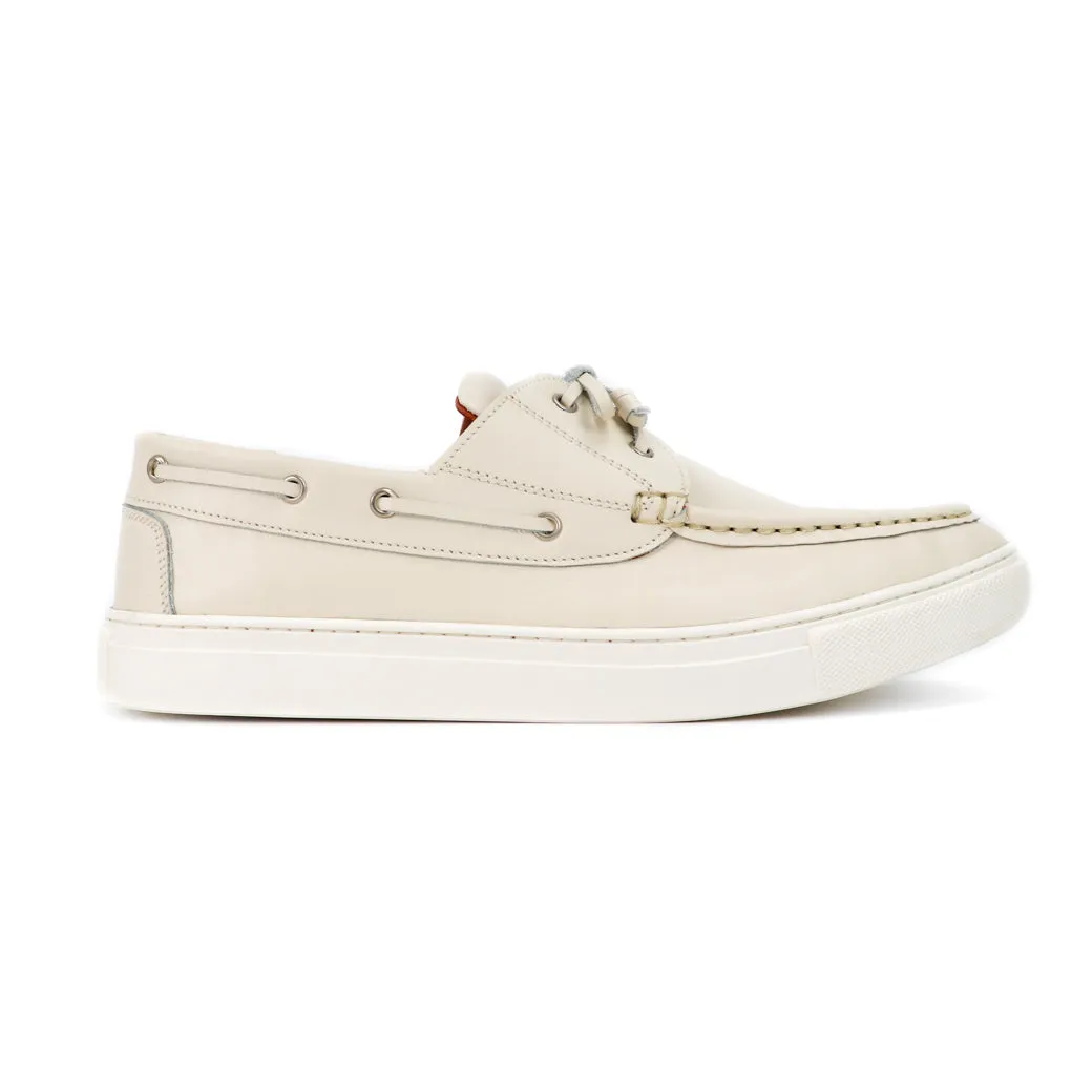 New York Boat Shoe Off White