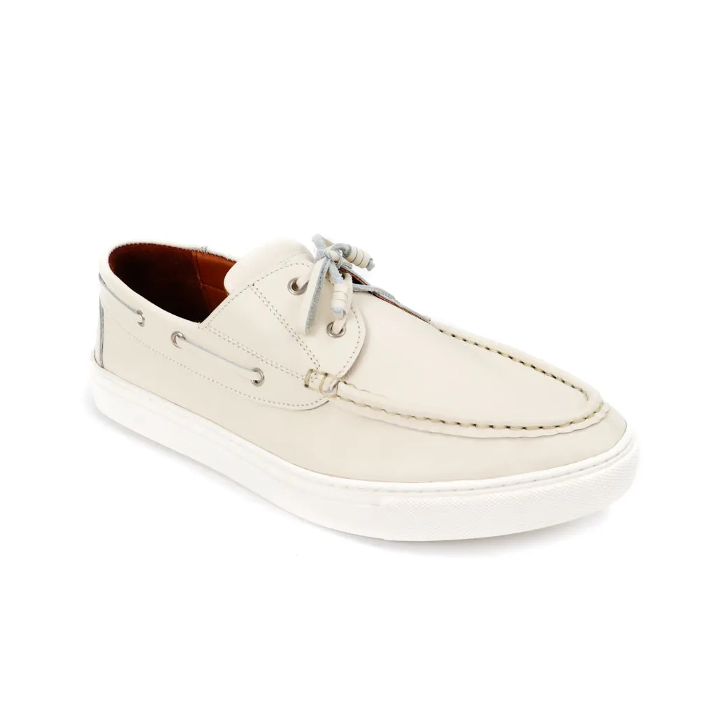 New York Boat Shoe Off White