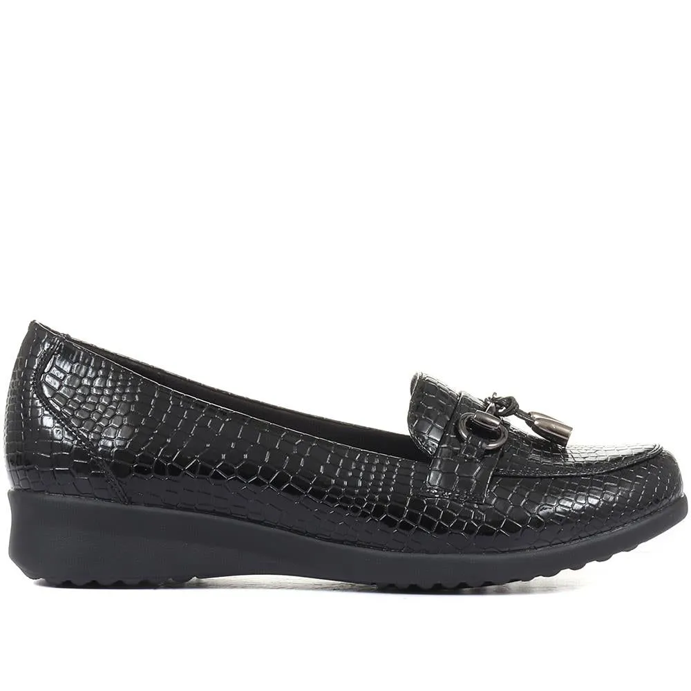 Patent Ladies Loafers - WK32023 / 319 104