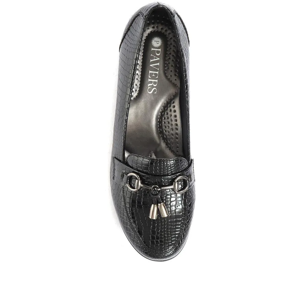 Patent Ladies Loafers - WK32023 / 319 104