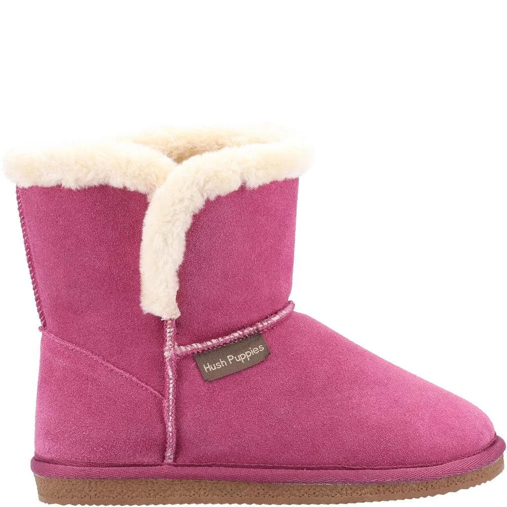 Pink Ashleigh Bootie Slippers