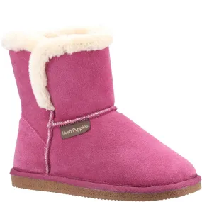 Pink Ashleigh Bootie Slippers