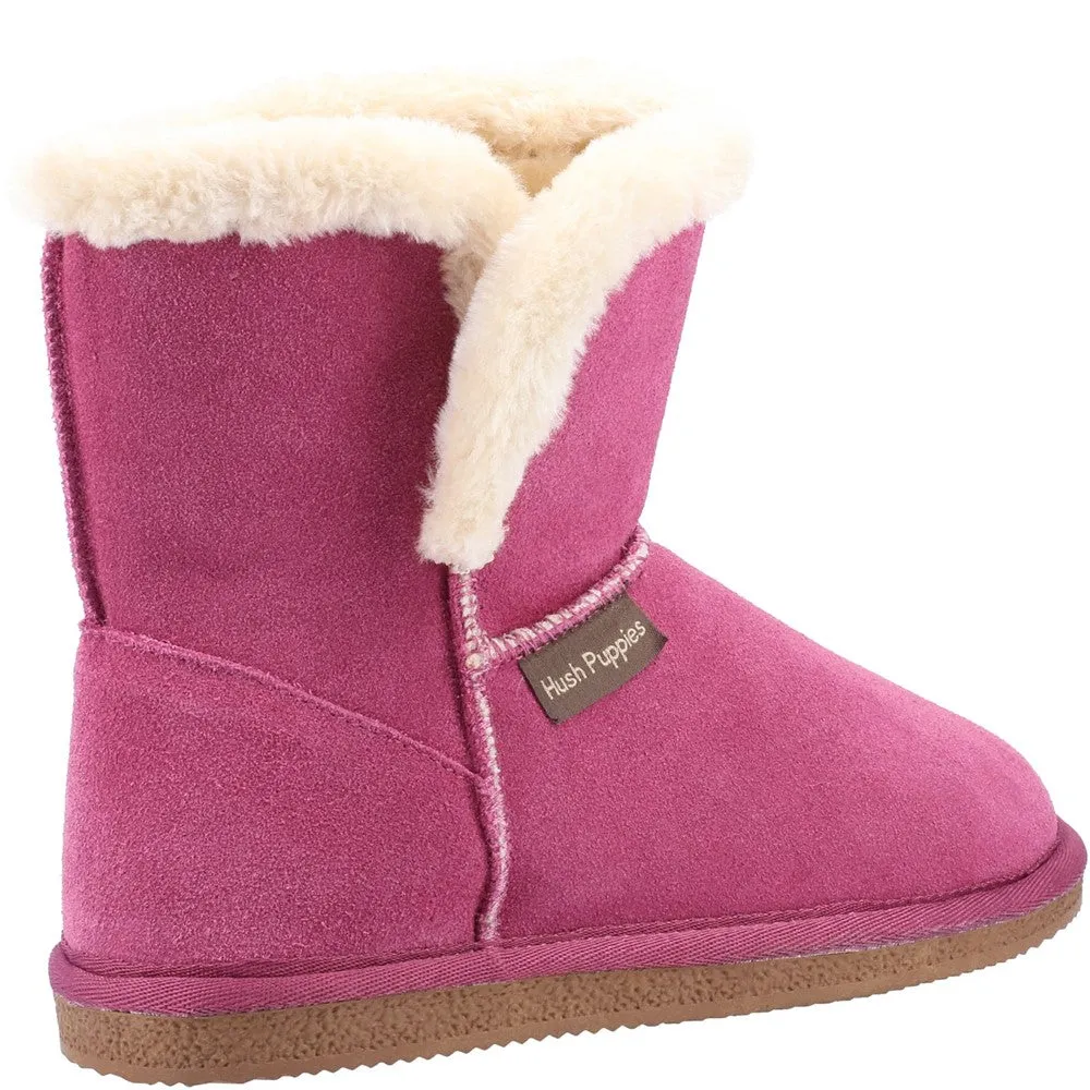 Pink Ashleigh Bootie Slippers