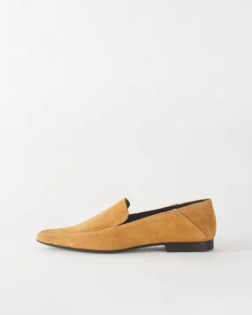 Pointed Loafer Suede Tan