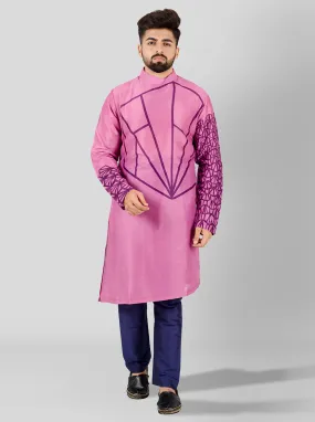 Purple & Violet Kurta Set | TULA