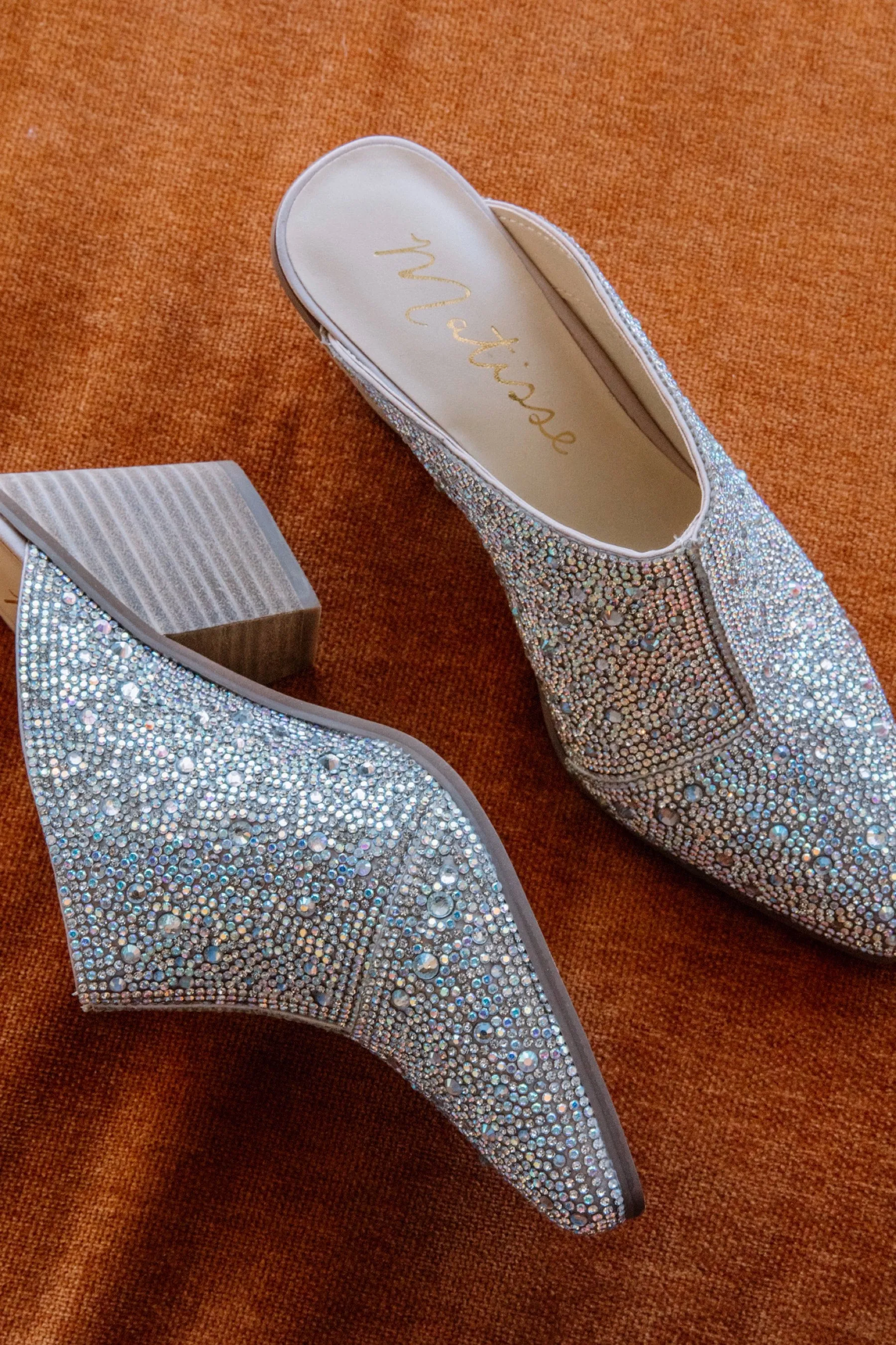 Rhinestone Gatsby Mule