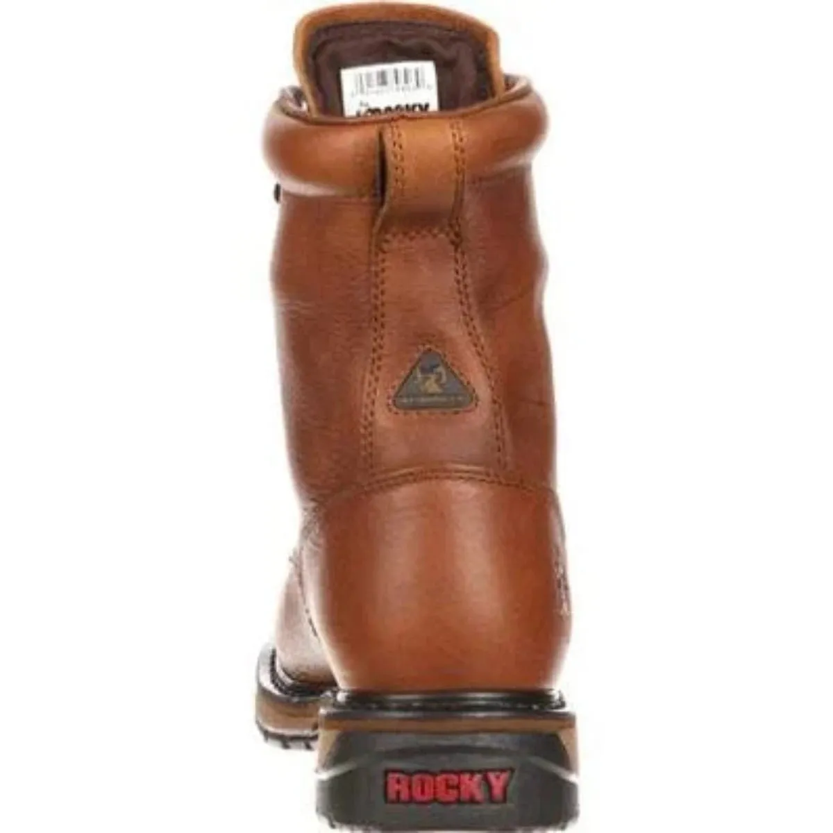 Rocky Original Ride Men's Lacer Waterproof Western Soft Toe Boots Fq0002723 In Brown