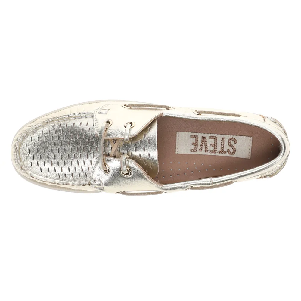 Sail Metallic Boat Shoes