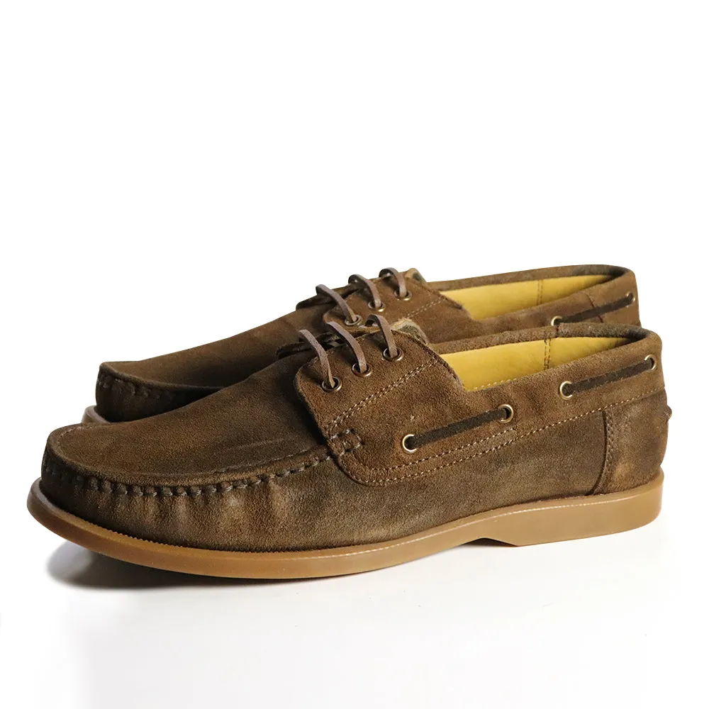 Suede Laced Up Premium Quality Original Leather Mont Hawk Flat Wear Stylish Men Shoes